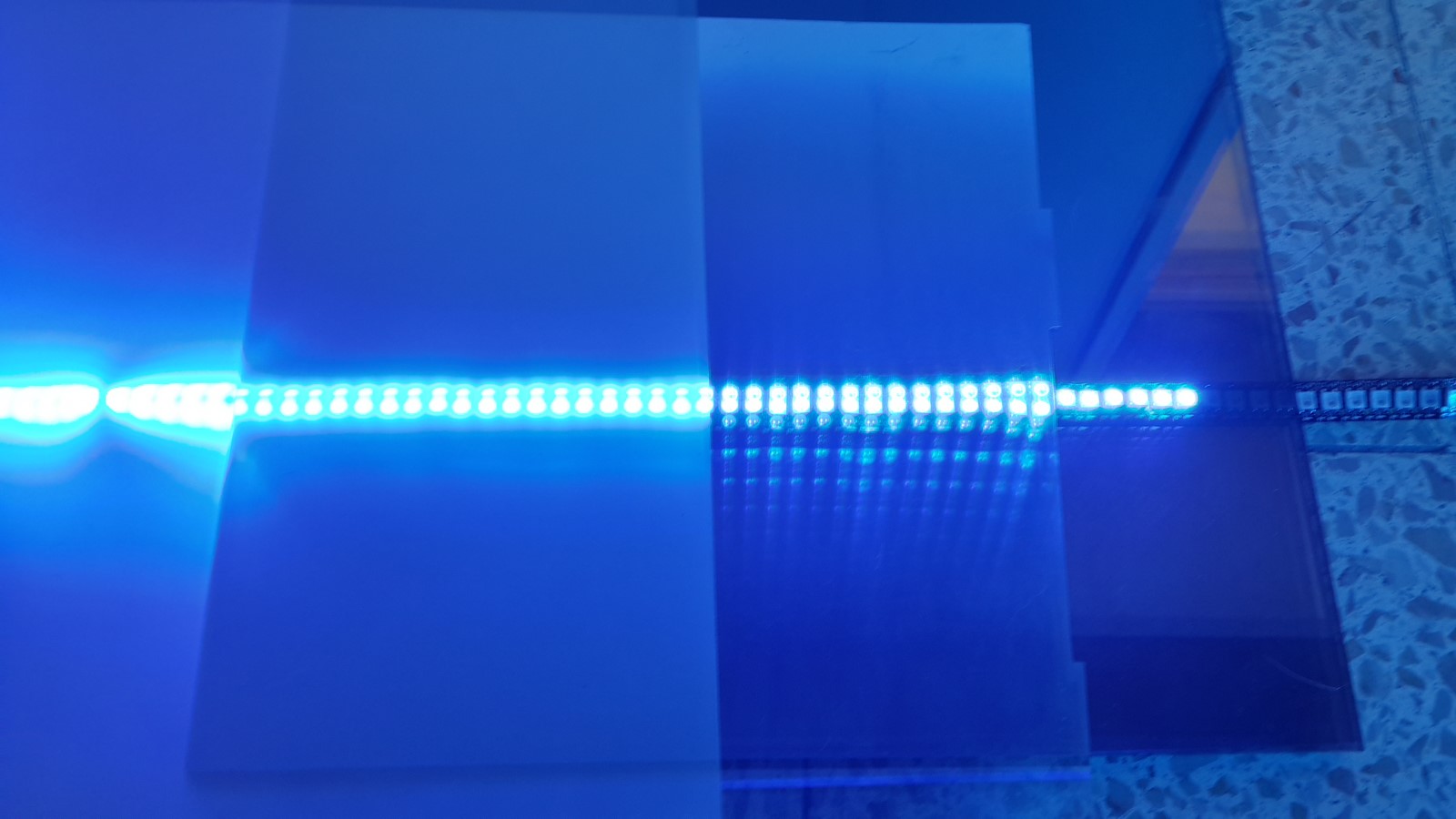 WS2812 Infinity mirror with layers