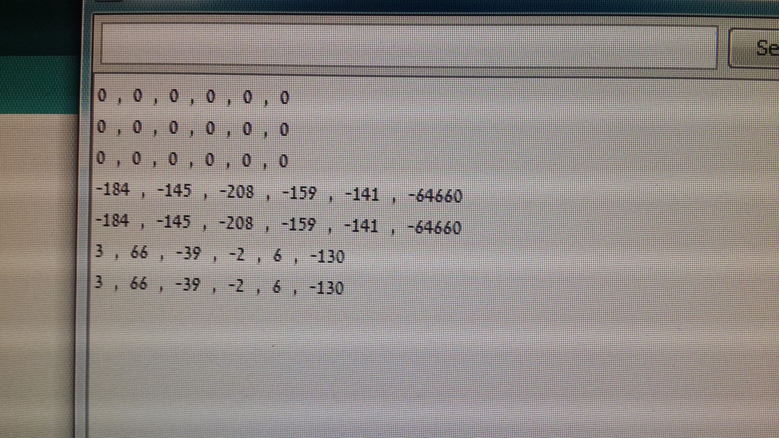 Scorbot encoders print values