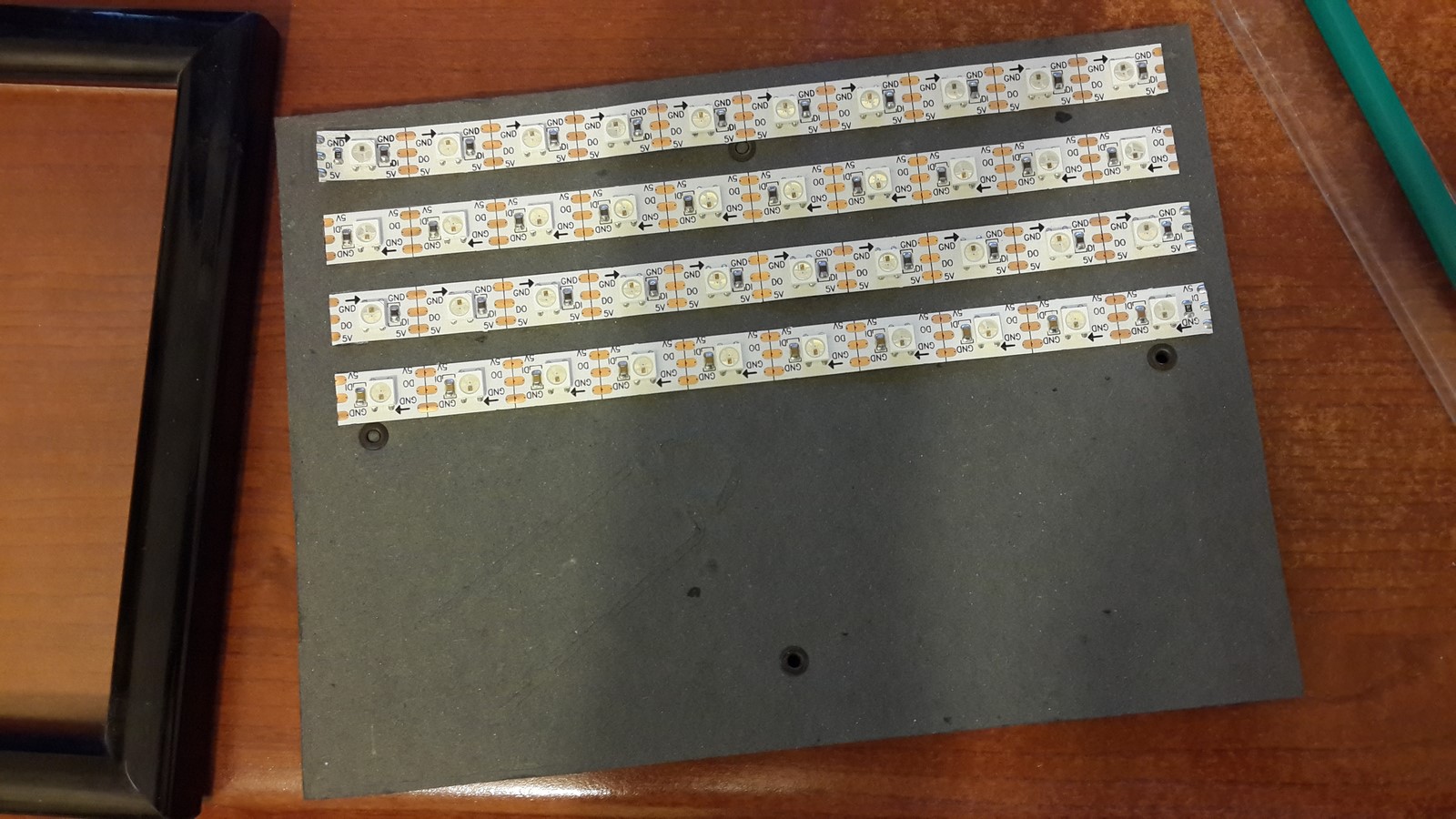 WS2812 led strip pasting