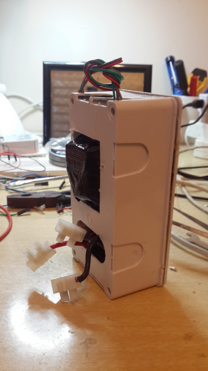 water heater timer box closed