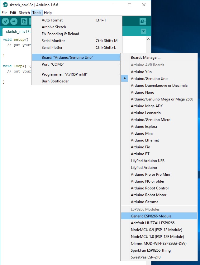 ESP8266 Arduino IDE 5