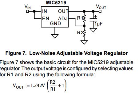 MIC5219 LG33 voltage regulator circuit