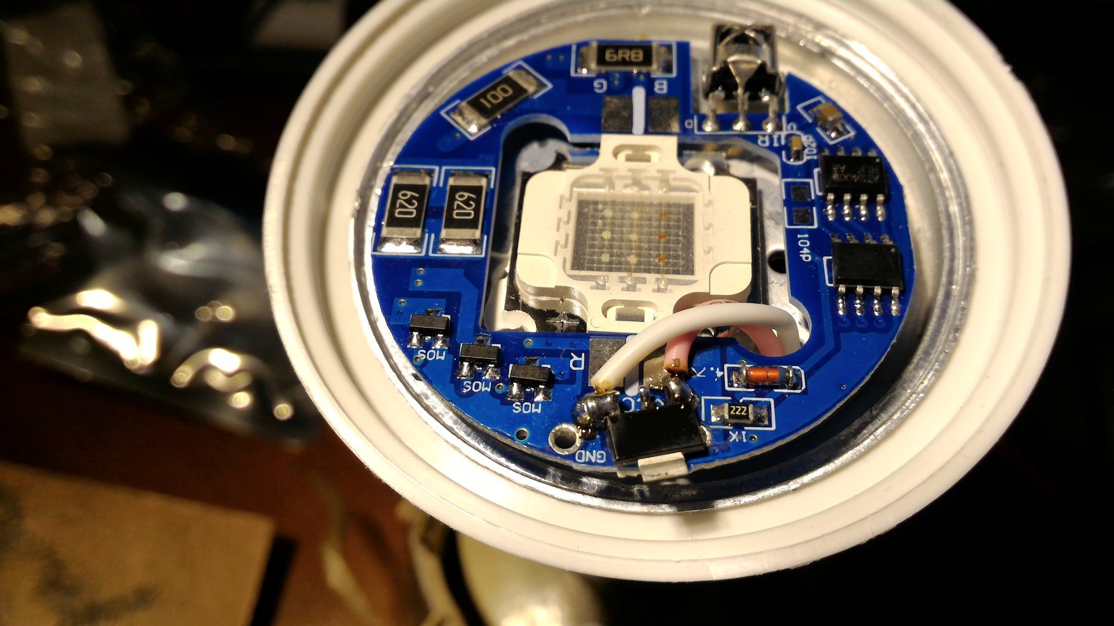 IR RGB Lamp circuit AMS1117