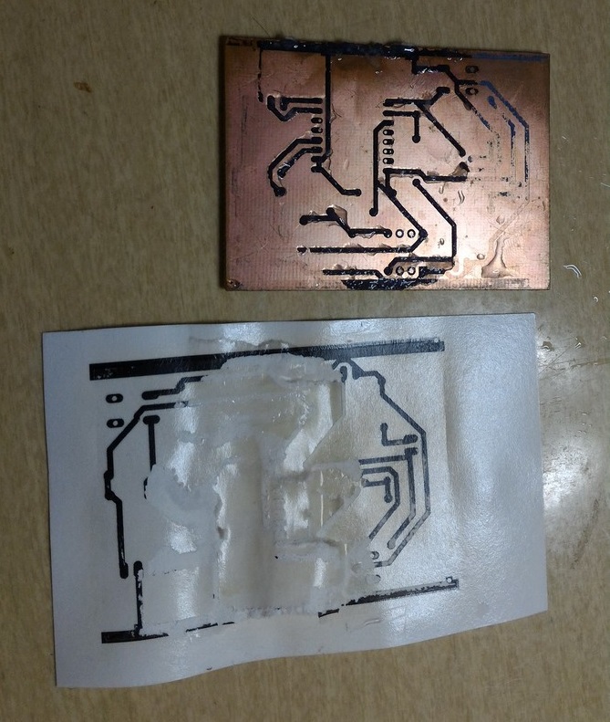 Ironing PCB ESP8266 first try