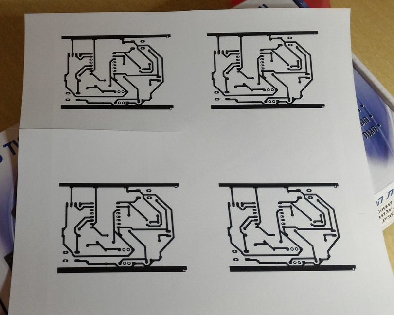 Ironing PCB ESP8266 third try print