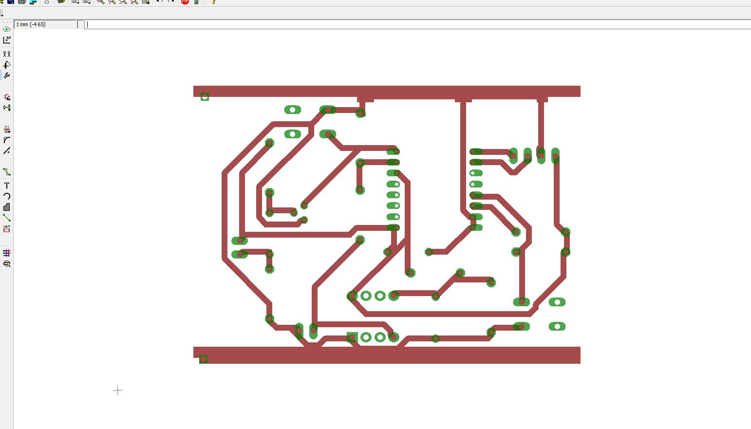 ESP8266 Eagle board design notifier reed switch auto-routing less layers