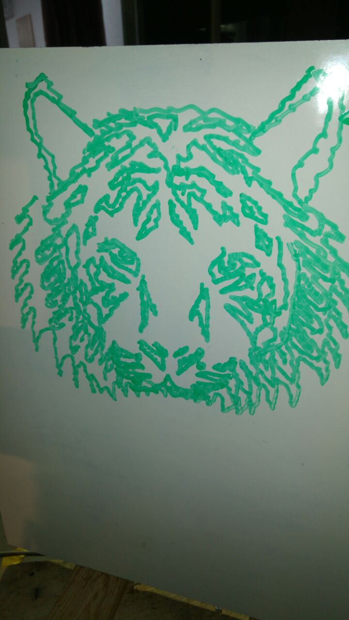 Scorbot Lion drawing