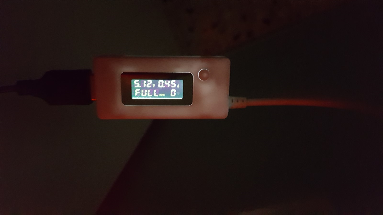 ESP8266 WS2812b ampere-meter night scenario