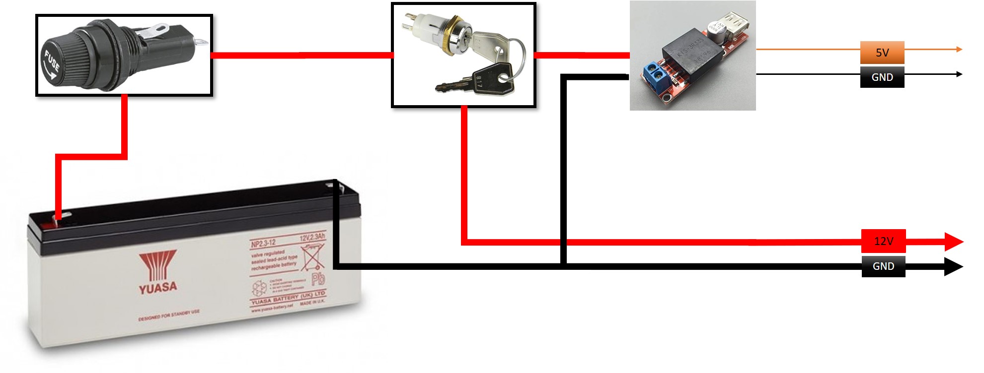 Baby Busy Board power supply