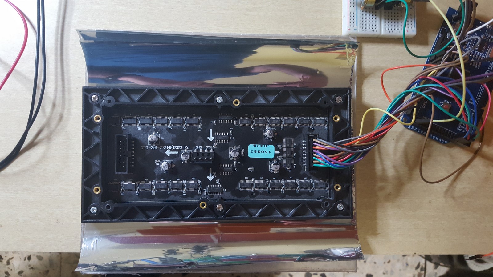 Busy board RGB panel back