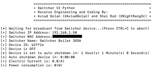 Connecting Switcher Devices to Node Red