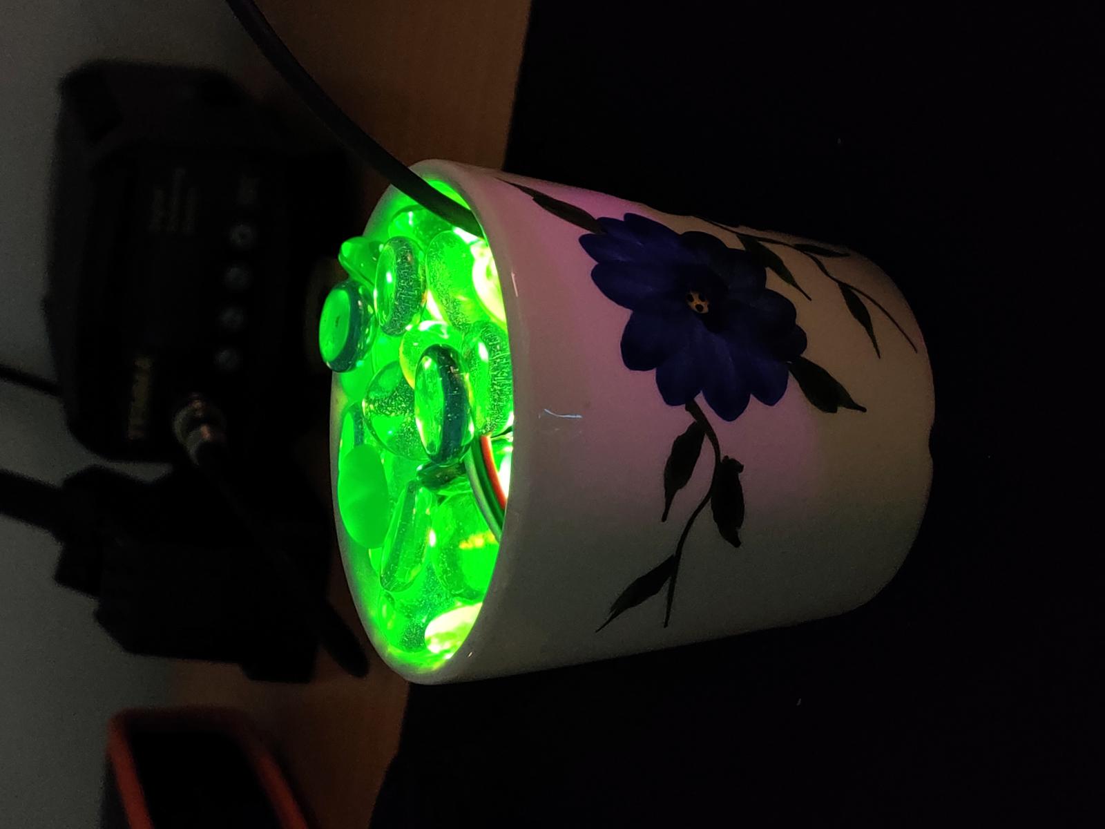 Today I made an NTP synchronized smart-lamp