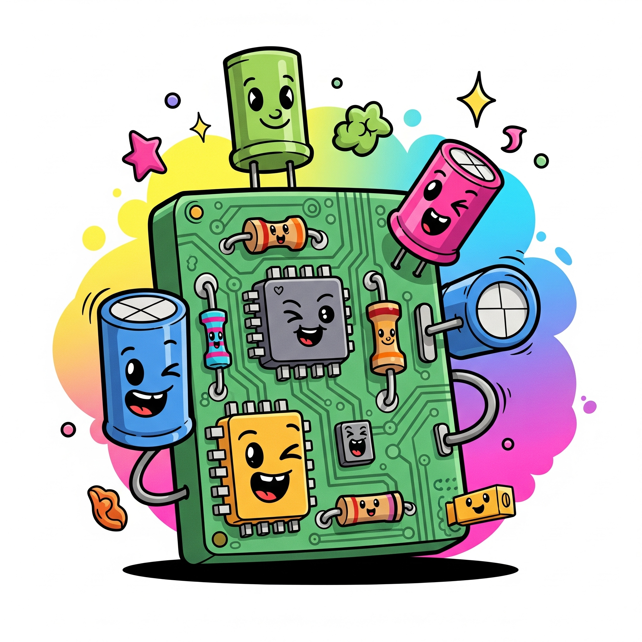 Funny circuit board